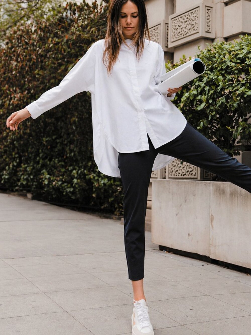 Aday Button Down White Shirt